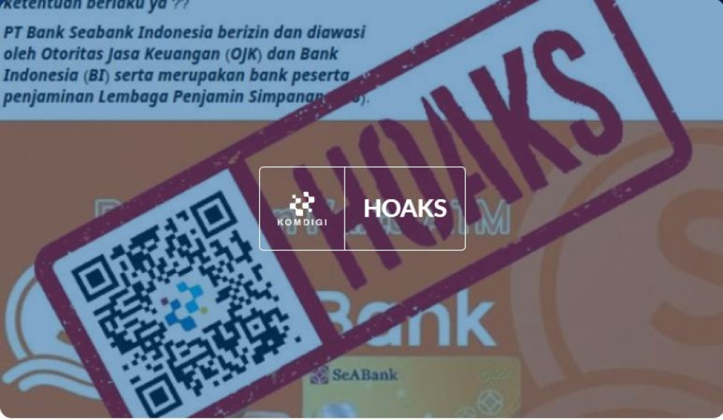 [HOAKS] Tautan Pendaftaran Kartu Debit Seabank