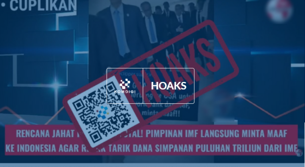 [HOAKS] Kantor IMF di Indonesia Ditutup TNI dan Polri