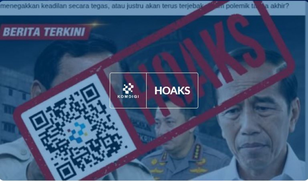 [HOAKS] Presiden Prabowo Minta Kapolri Beri Hukuman Berat untuk Jokowi atas Isu Ijazah