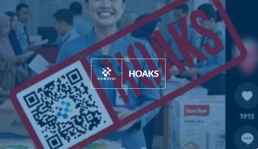 [HOAKS] WhatsApp Pendaftaran Bantuan Beras dari Pemerintah
