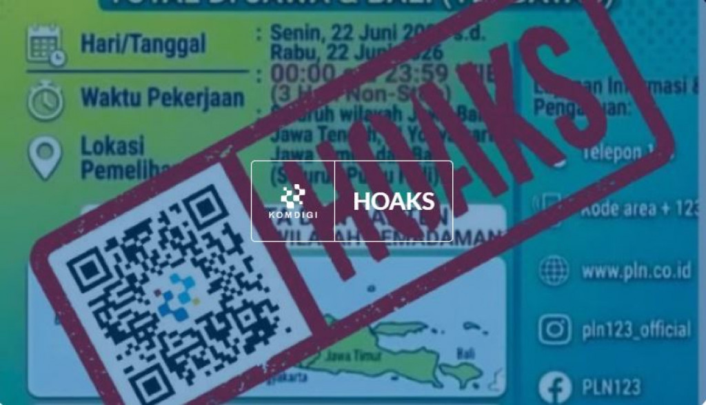 [HOAKS] Bakal Ada Pemadaman Listrik Total di Pulau Jawa dan Bali