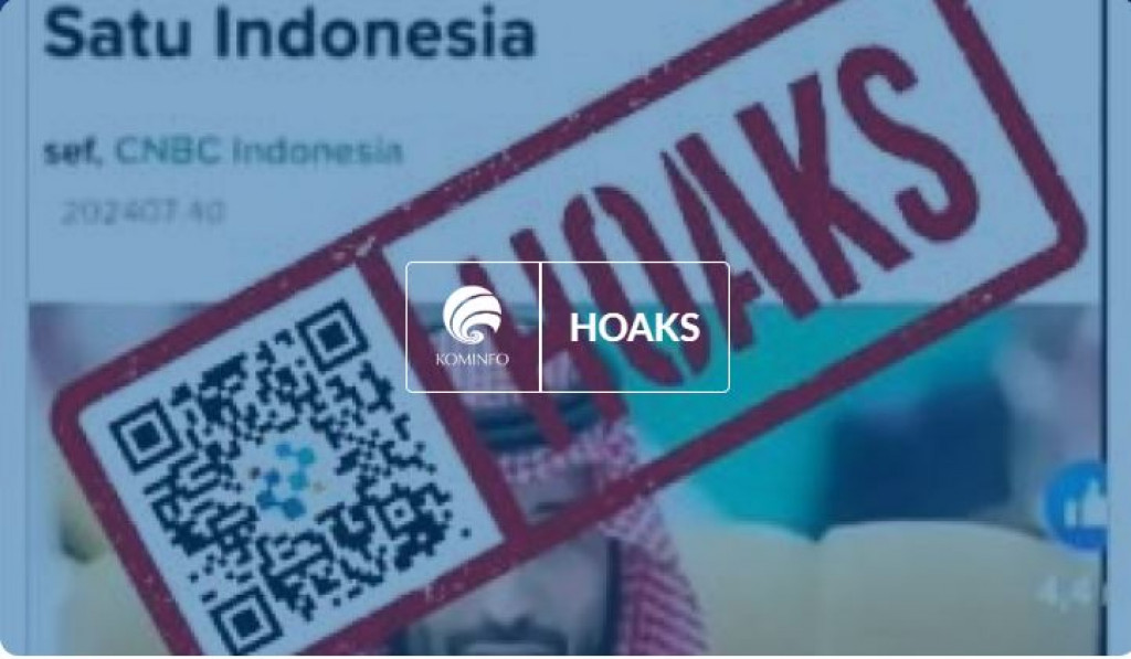 [HOAKS] Raja Salman Sebut Indonesia Negara Termunafik Nomor Satu