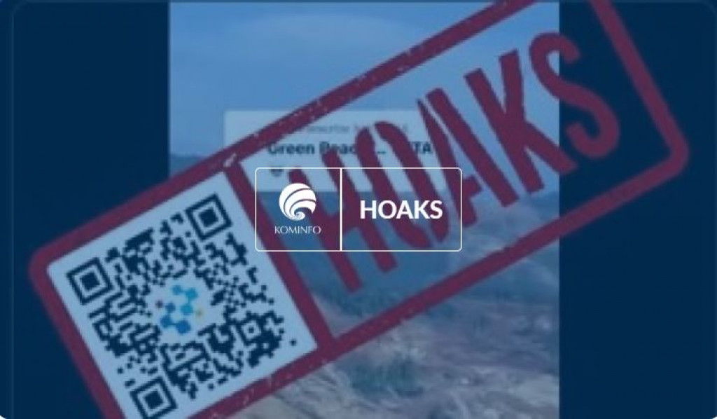 [HOAKS] Pemandangan Tambang Nikel Raja Ampat dari Udara