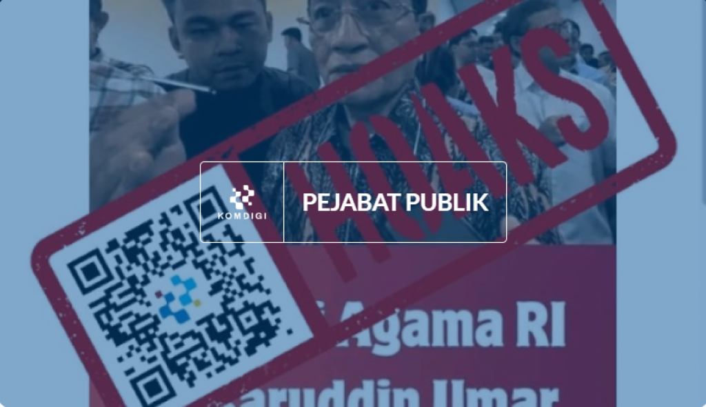 [HOAKS] Menteri Agama RI Nasaruddin Umar Mengundurkan Diri