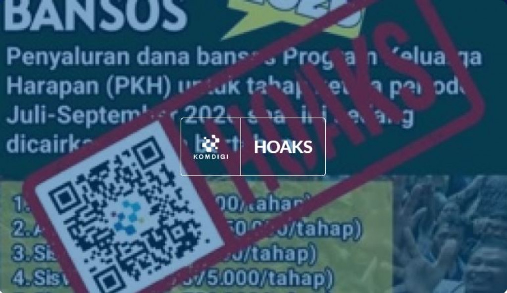 [HOAKS] Tautan untuk Mendapat Bansos Rp1,5 Juta dari Kemensos