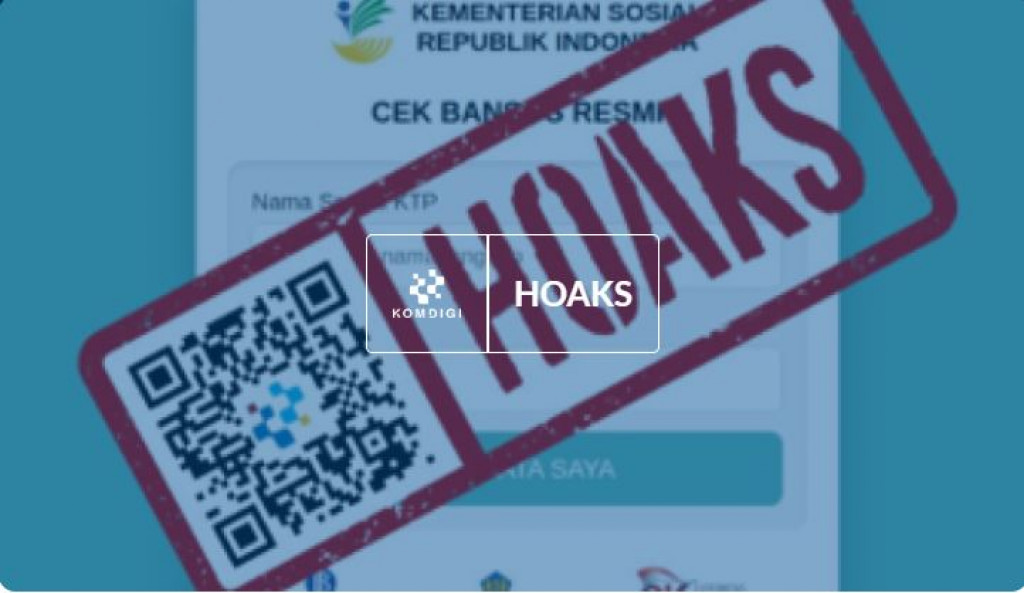 [HOAKS] Tautan Cek Bansos Resmi Mengatasnamakan Kementerian Sosial RI