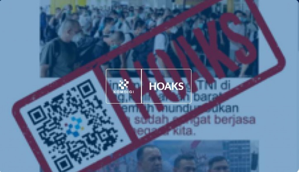 [HOAKS] TNI Sebut Cina Sudah Sangat Berharga untuk Indonesia