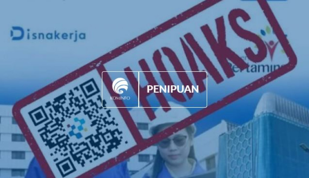 [HOAKS] Tautan Lowongan Kerja Tenaga Staf Universitas Pertamina