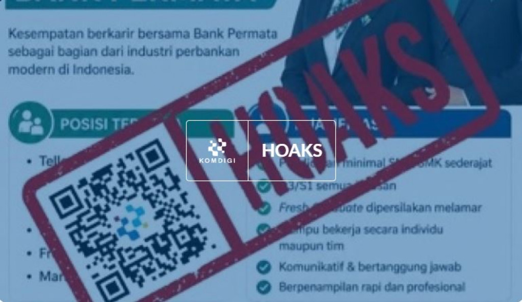[HOAKS] Tautan Lowongan Kerja Bank Permata 2026
