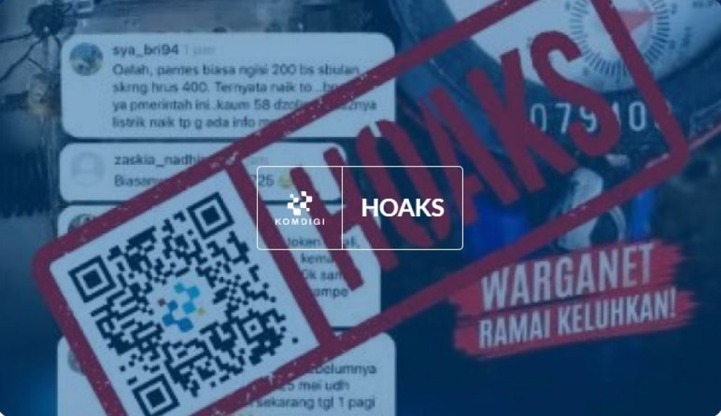 [HOAKS] Tarif Listrik Naik Dua Kali Lipat