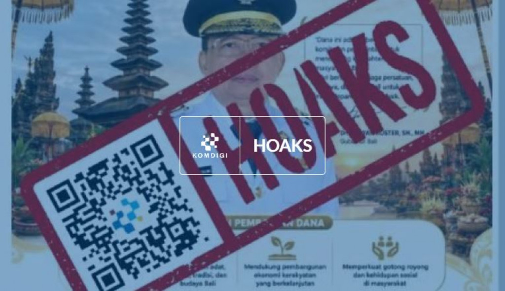 [HOAKS] Penyaluran Bantuan via Facebook Messenger dari Gubernur Bali