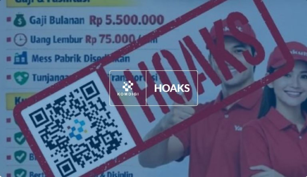[HOAKS] Informasi Lowongan Kerja Pabrik Yakult Tahun 2026