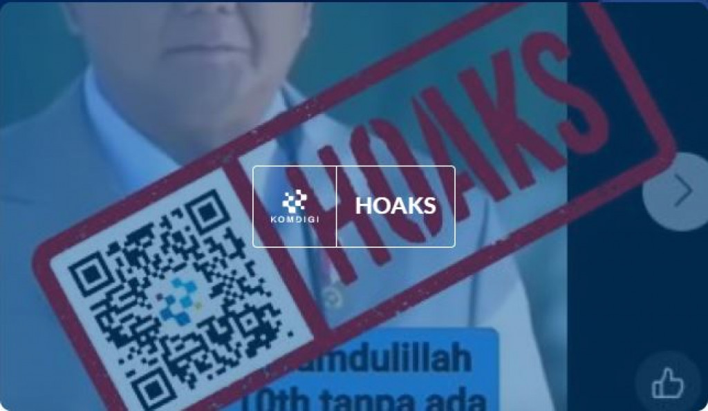 [HOAKS] Prabowo, Dedi Mulyadi, dan Salsa Erwina Desak DPR Sahkan RUU Perampasan Aset