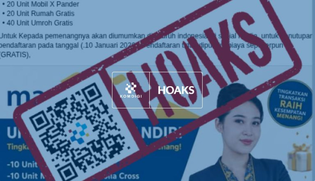 [HOAKS] Undian Berhadiah dari Bank Mandiri Festival Tahun 2026