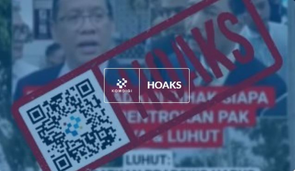 [HOAKS] Luhut Ingatkan Presiden Prabowo untuk Ganti Menkeu Purbaya