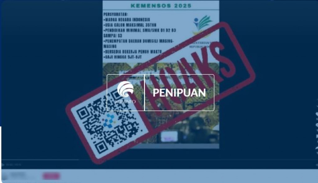 [HOAKS] Tautan Rekrutmen Pendamping PKH Pengganti Kemensos 2025