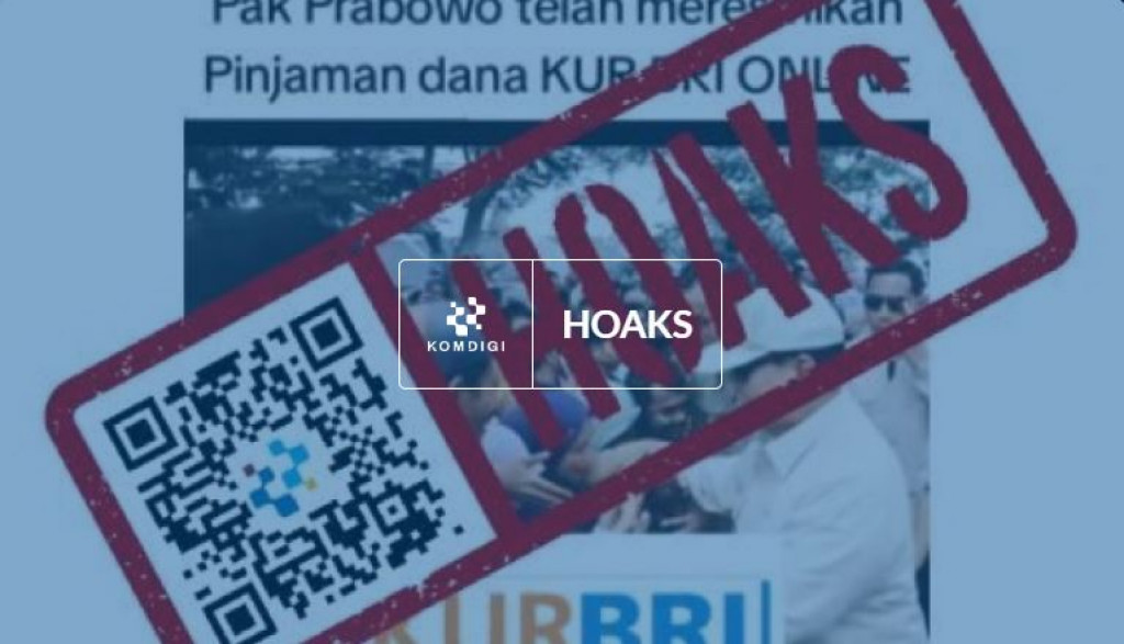 [HOAKS] Presiden Prabowo Resmikan Dana Pinjaman KUR BRI Tanpa Jaminan
