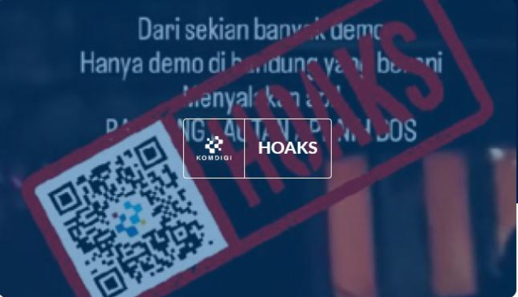 [HOAKS] Massa di Bandung Bakar Rumah Milik Ahmad Sahroni