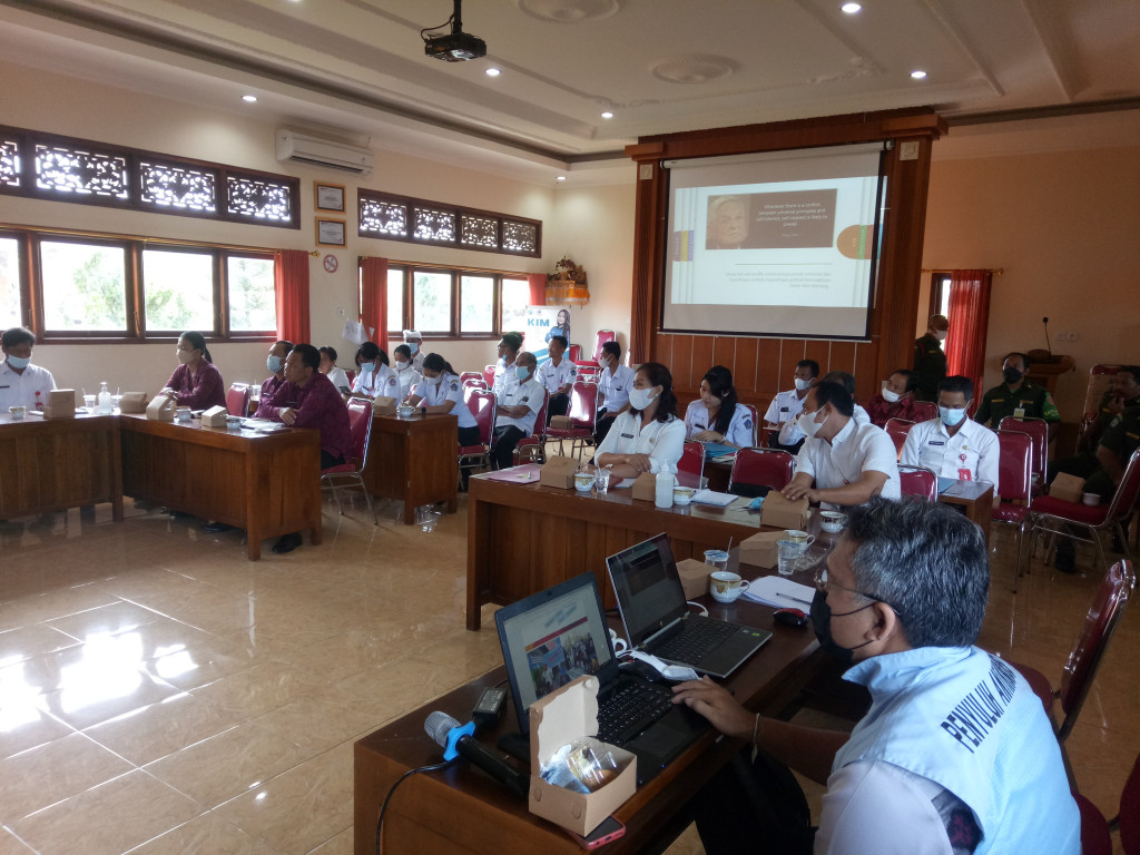 Sosialisasi Gratifikasi kepada Perangkat Desa Kutuh,  Kecamatan Kuta Selatan, Kabupaten Badung