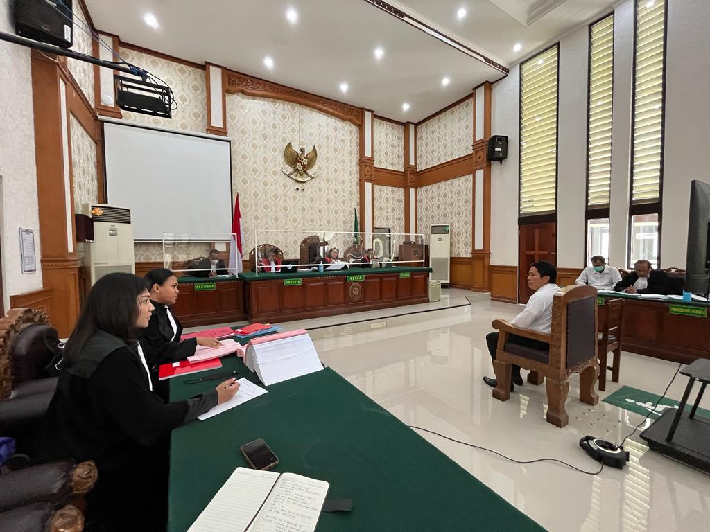 Persidangan Perkara Tindak Pidana Korupsi Bank BUMN di Kabupaten Badung