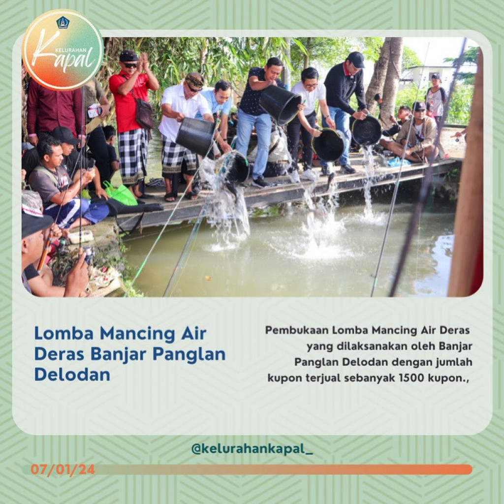 Lomba Mancing Air Deras Banjar Panglan Delodan