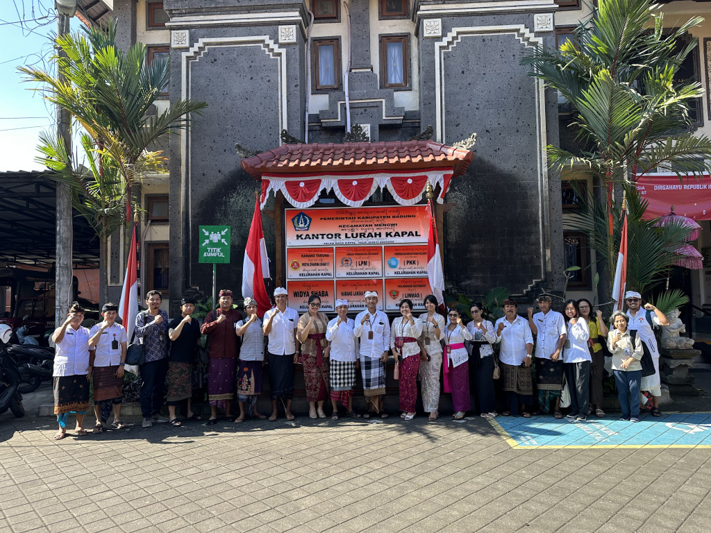 Jadikan Ruang Evaluasi dan Pembinaan, Kelurahan Kapal Sambut Tim Verifikasi Lapangan Mangupura Award 2026