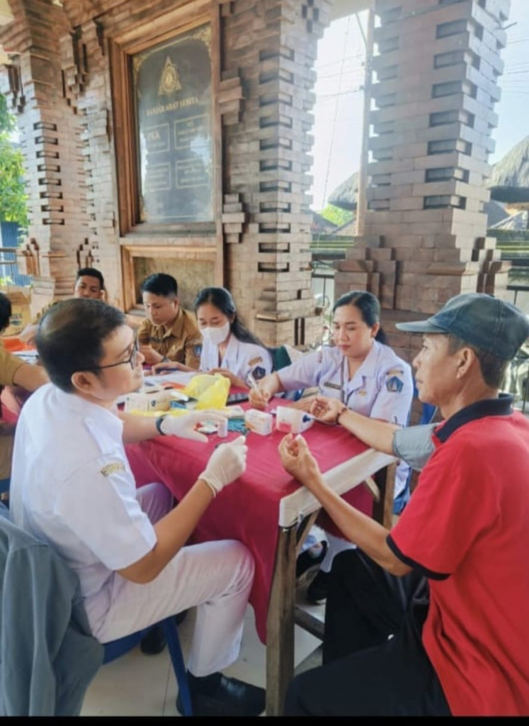 Giat Pelaksanaan Posyandu Lansia di lingkungan Grogak Kelurahan Sempidi, Senin, 03 Nopember 2025!