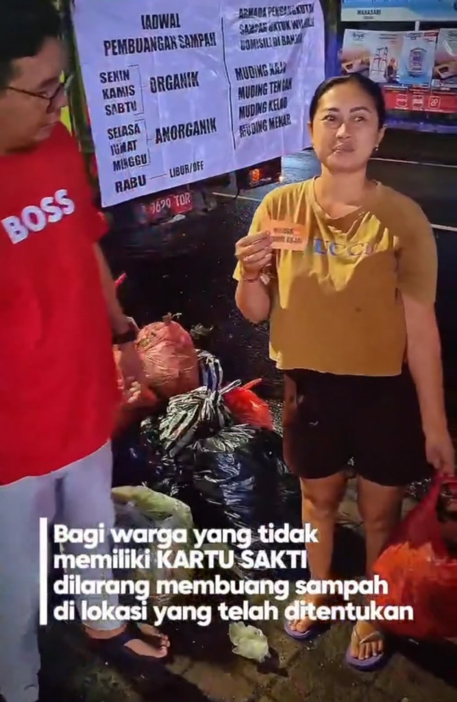 Pemantauan Pembuangan Sampah Organik & Penerapan KARTU SAKTI
