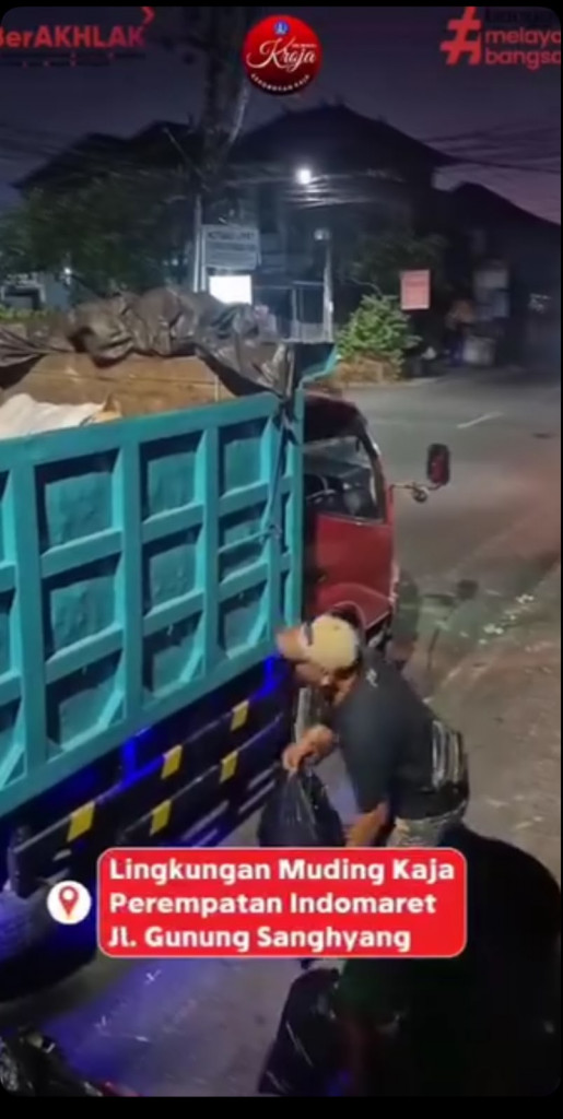 Pemantauan pengelolaan sampah anorganik/residu di wilayah Kerobokan Kaja terus dilaksanakan secara konsisten.