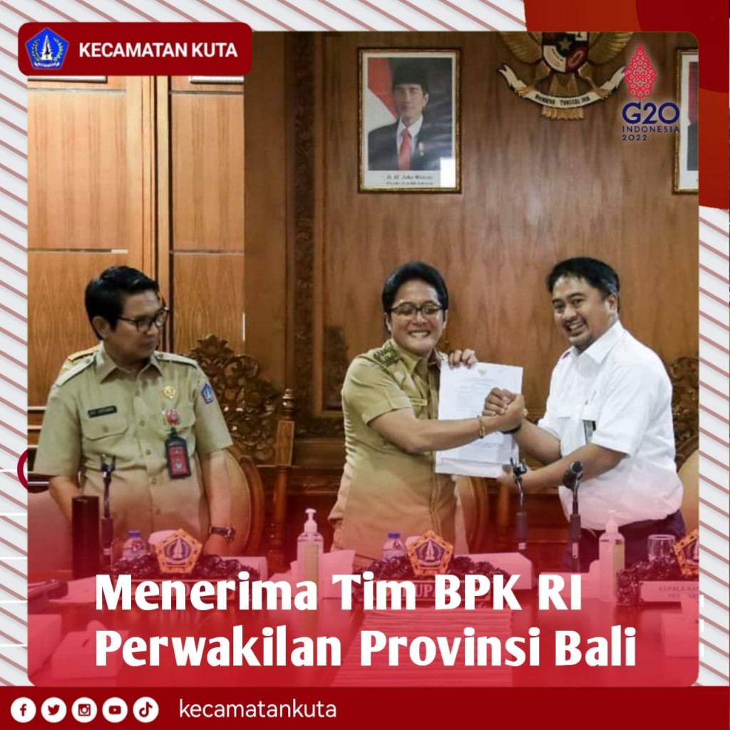 Menerima Tim BPK RI Perwakilan Provinsi Bali
