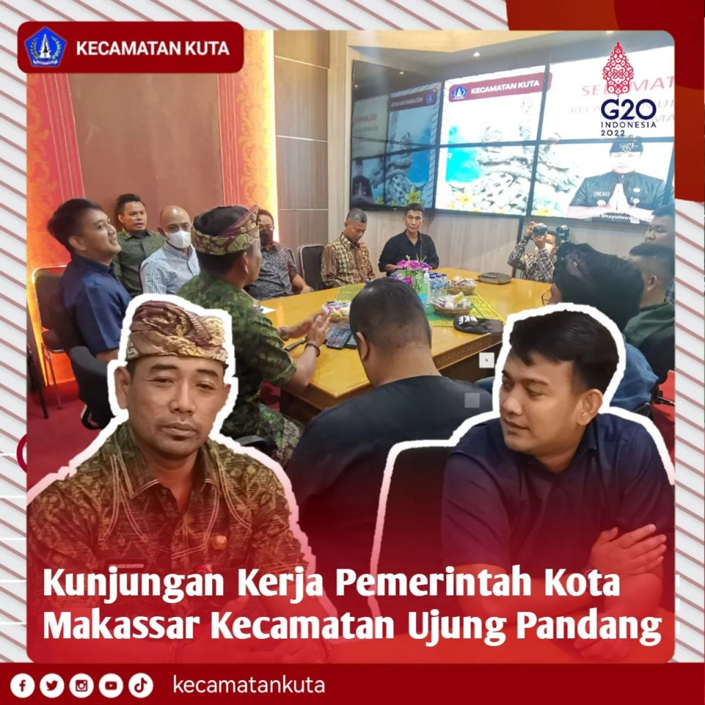 Kunjungan kerja Kecamatan Ujung Pandang Kota Makassar