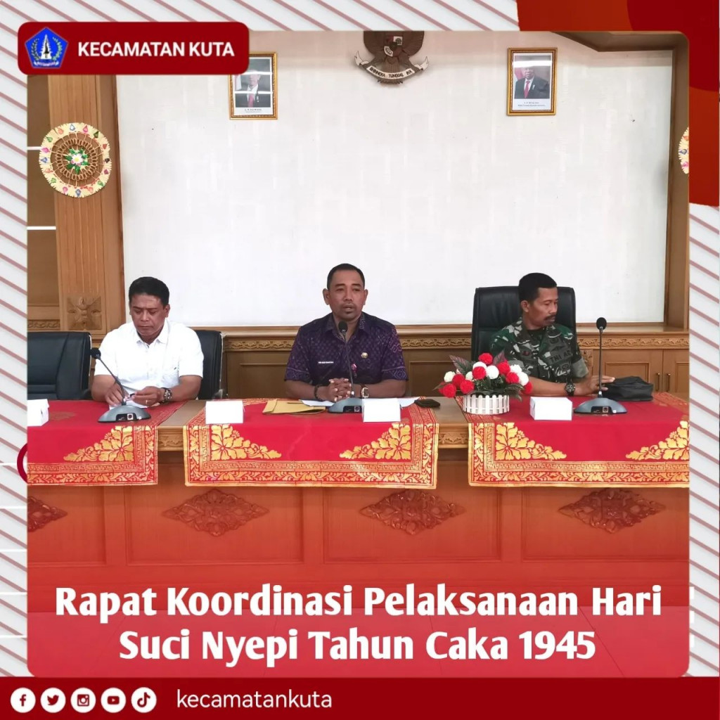 Rapat Koordinasi Pelaksanaan Hari Suci Nyepi Tahun Caka 1945