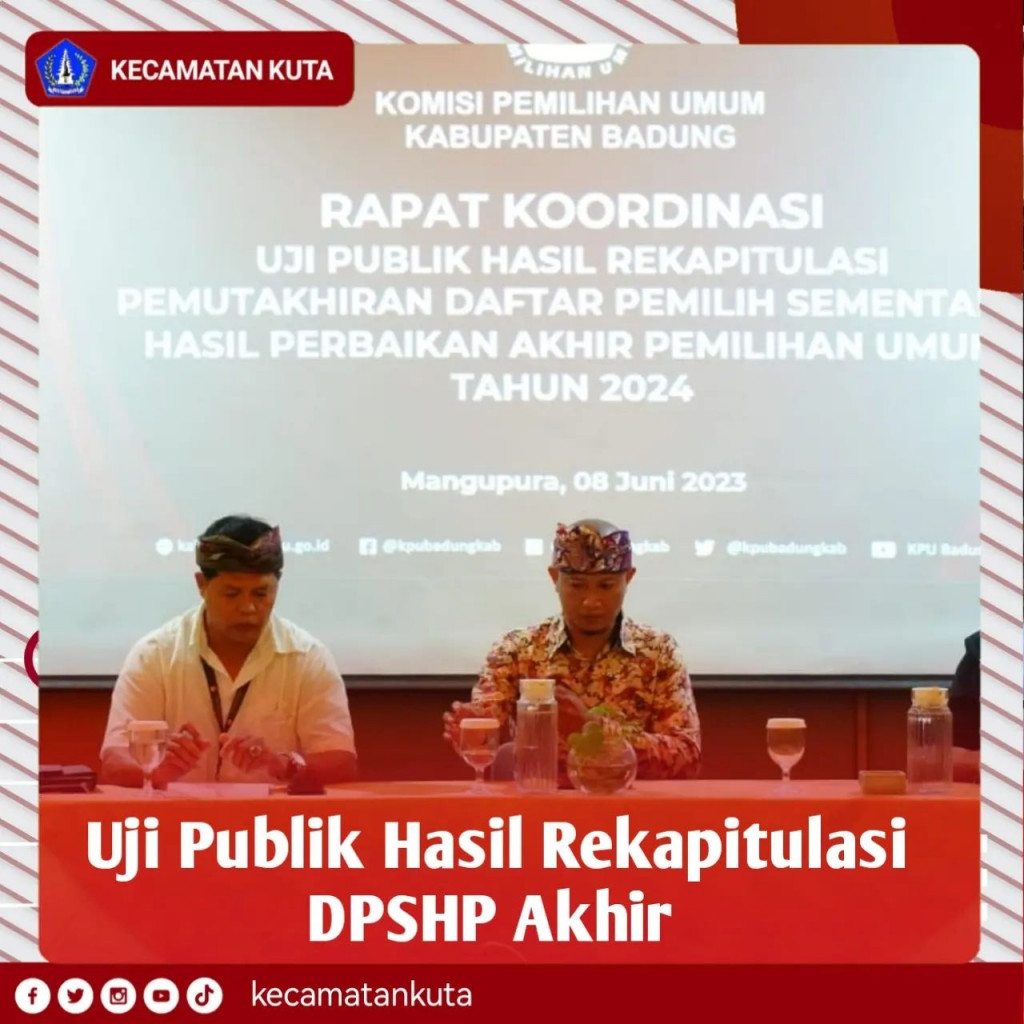 Uji Publik Rekapitulasi DPSHP Akhir