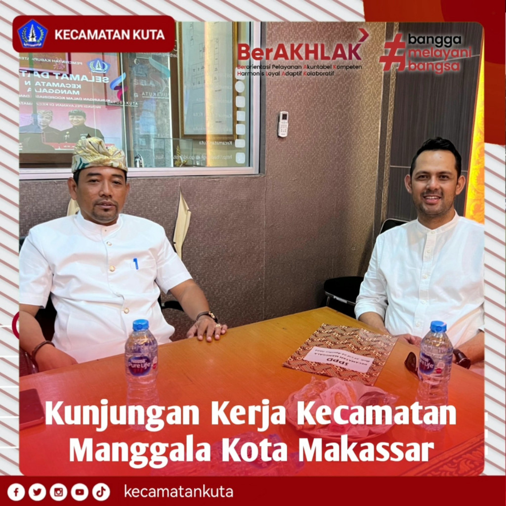 Kunjungan kerja dari Kecamatan Manggala Kota Makassar