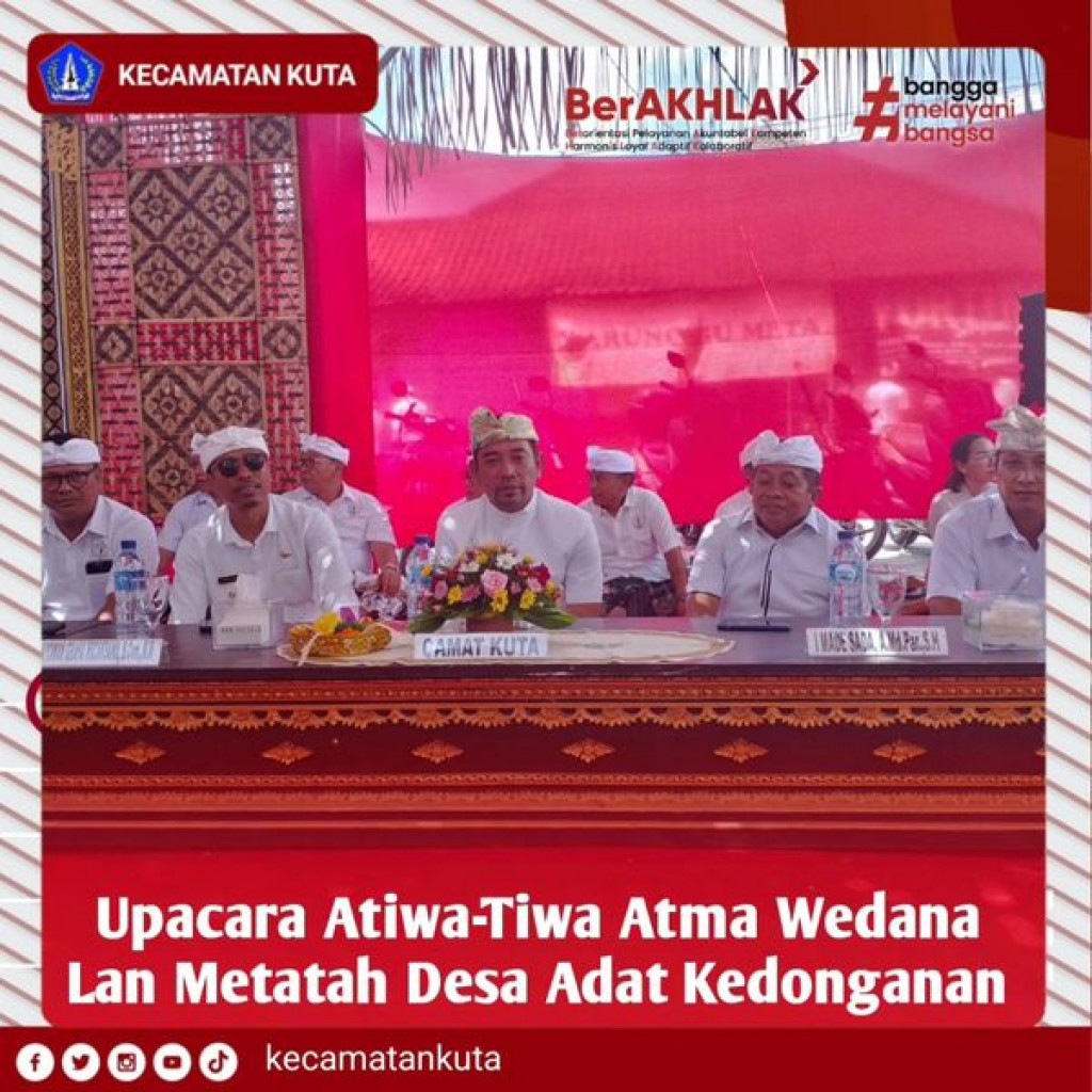 Upacara Atiwa – Tiwa Atma Wedana Lan Metatah Desa Adat Kedonganan