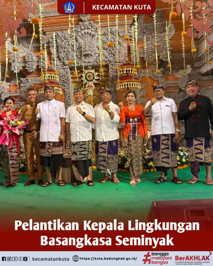 Pelantikan Kepala Lingkungan Basangkasa Seminyak