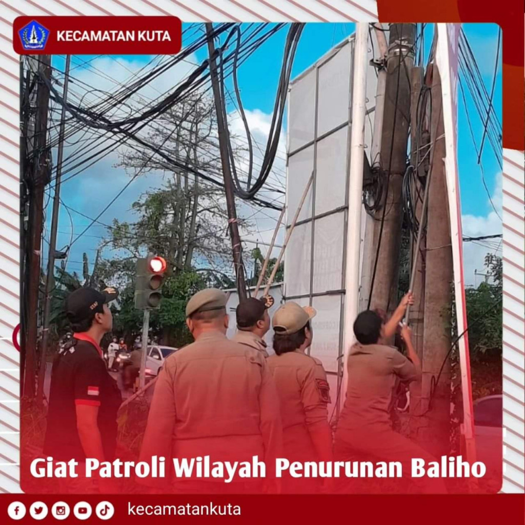 Giat Patroli Wilayah Penurunan Baliho