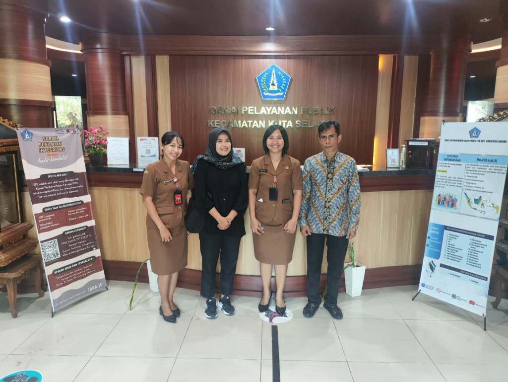 Kantor Camat Kuta Selatan Menerima Kunjungan Kerja Dari Pemerintah Kabupaten Banyuwangi