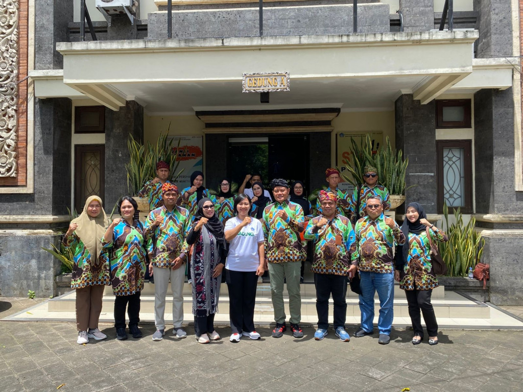 Kecamatan Kuta Selatan menerima kunjungan kerja dari Kecamatan Waru Kabupaten Penajam Paser Utara