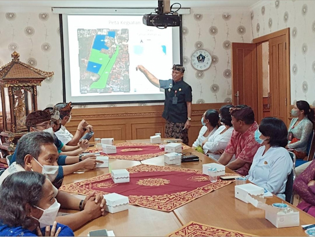 Camat Kuta Selatan bersama Wakil Dekan dan Stakeholder Pariwisata melakukan Follow Up Perjanjian Kerja Sama (PKS) Taman Gumi Banten / Taman Keanekaragaman Hayati