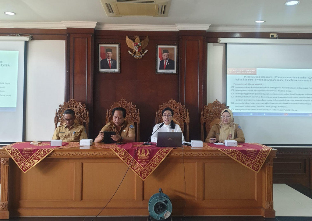 Dalam rangka melaksanakan amanat UU No. 14 Tahun 2008, Kecamatan Kuta Selatan secara Terukur selalu mengikuti sosialisasi  Keterbukaan Informasi Publik