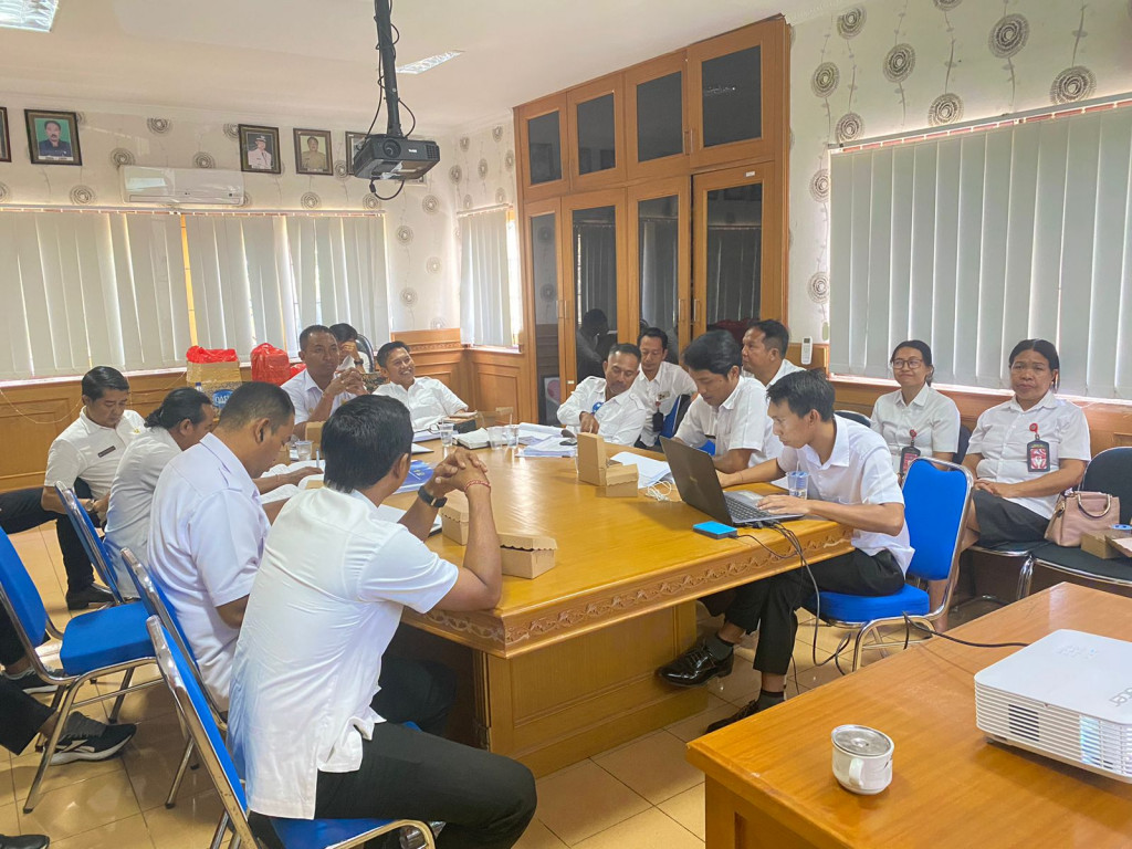 Verifikasi APBDes Perubahan 2023 Desa Kutuh, Desa Pecatu dan Desa Ungasan