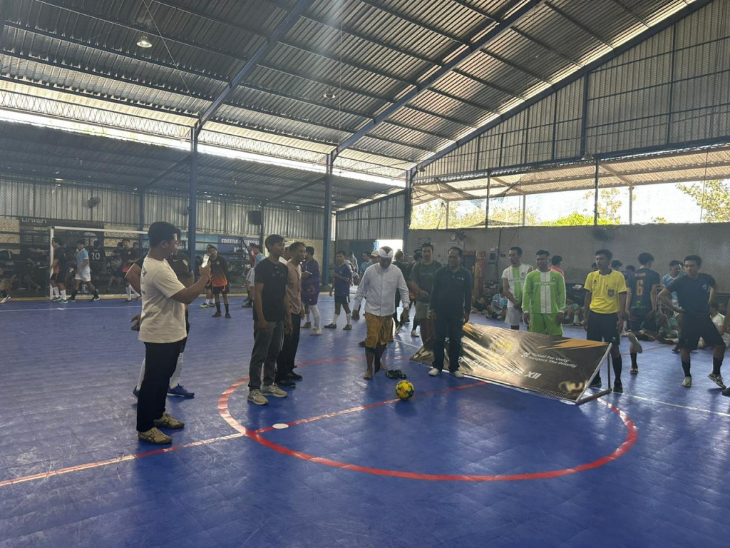 Pembukaan kompetisi futsal STDP Banjar Kauh Desa Pecatu yang ke XII
