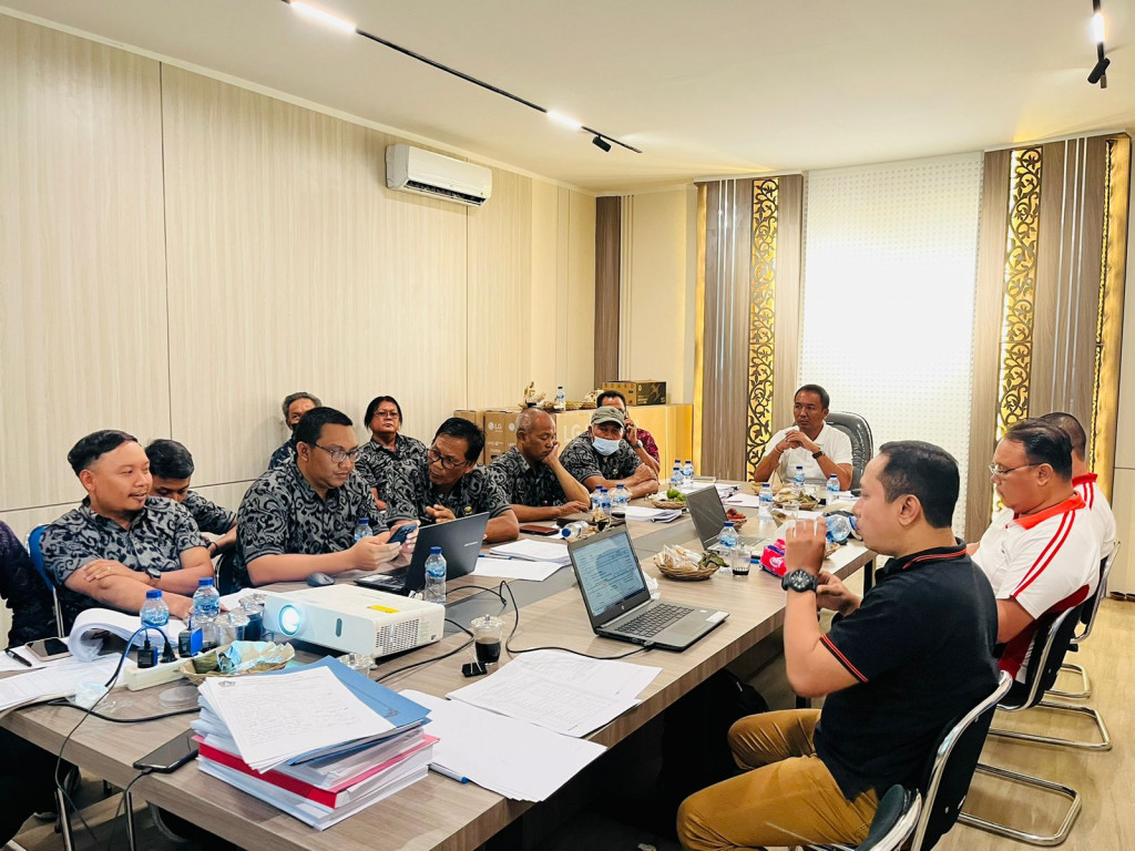 Verifikasi/Evaluasi APBDes Tahun Anggaran 2024 Desa Ungasan.