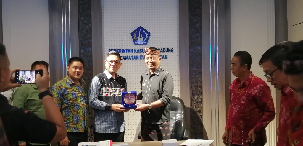 Kunjungan Kerja Kecamatan Sukarami Kota Palembang rangka tata kelola penanganan stanting  dan inovasi berkelanjutan di Kecamatan Kuta Selatan