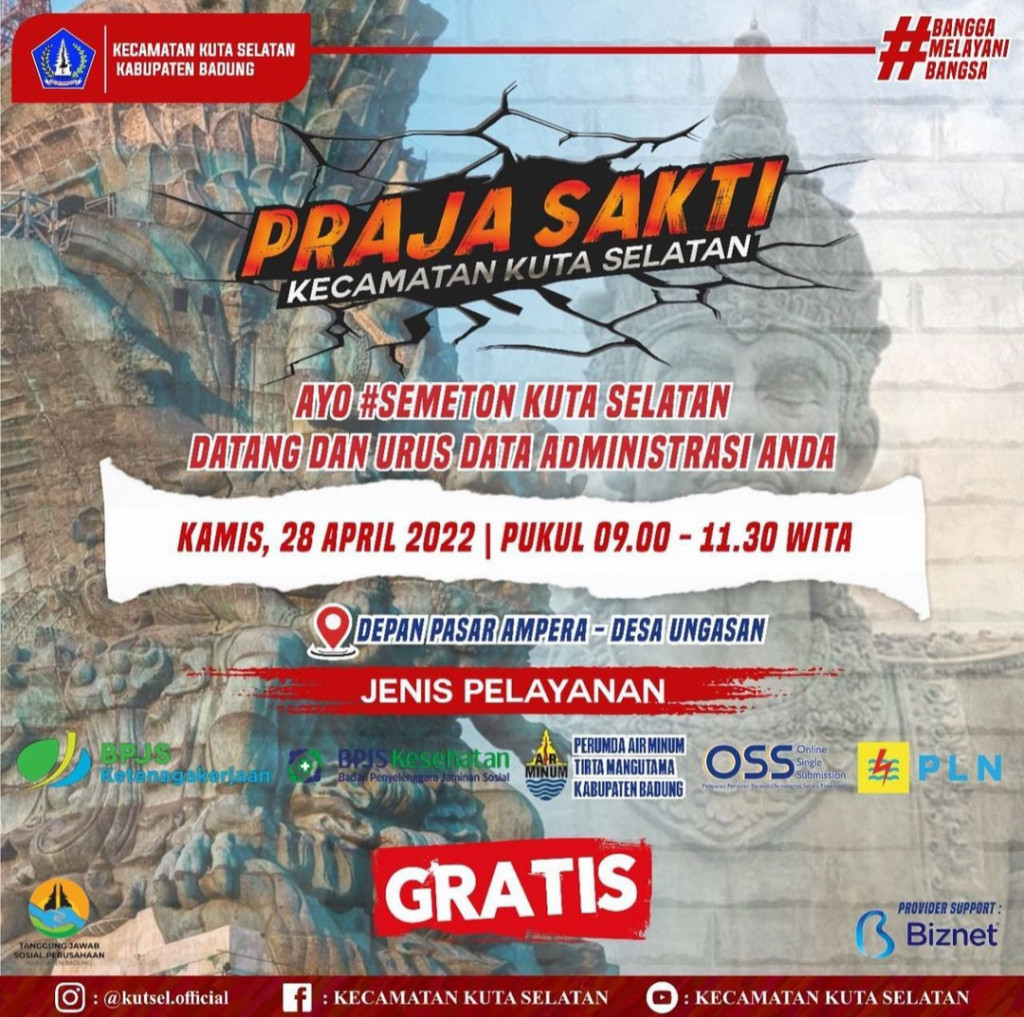 PRAJA SAKTI Kecamatan Kuta Selatan Desa Ungasan