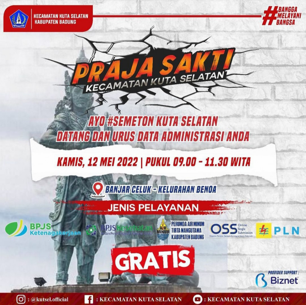 PRAJA SAKTI Kecamatan Kuta Selatan Benoa