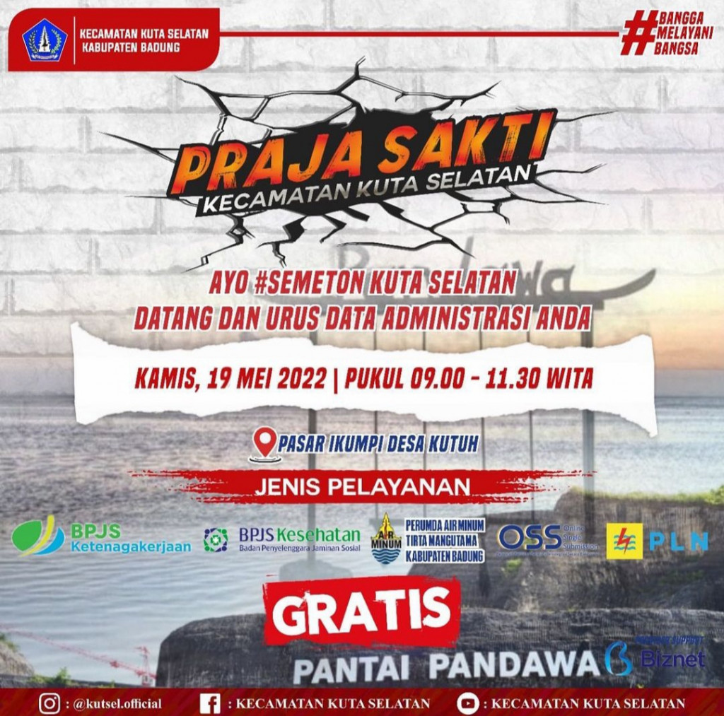 PRAJA SAKTI Kecamatan Kuta Selatan Desa Kutuh