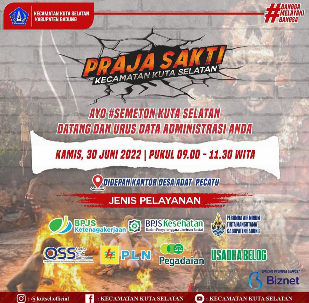 PRAJA SAKTI Kecamatan Kuta Selatan Desa Pecatu Gelombang 2