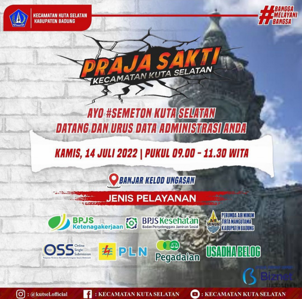 PRAJA SAKTI Kecamatan Kuta Selatan Desa Ungasan Gelombang 2